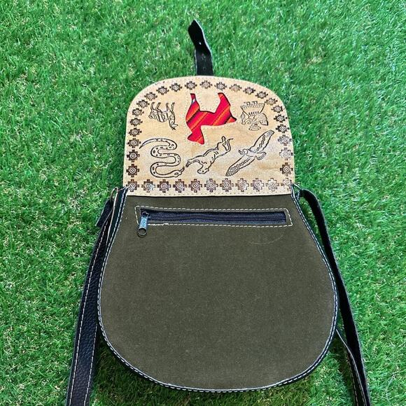 Paulo Cuervo Handcrafted Peruvian Style Satchel HandBag - Picture 5 of 6